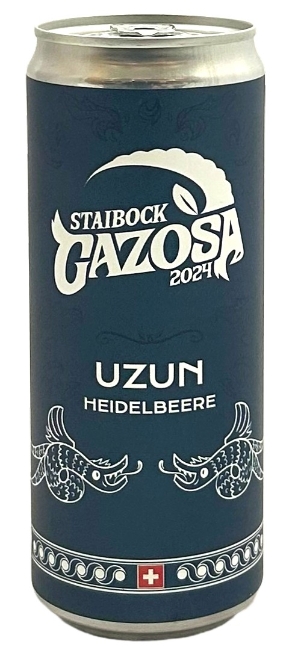 Staibock Gazosa Uzun/Heidelbeere Dose