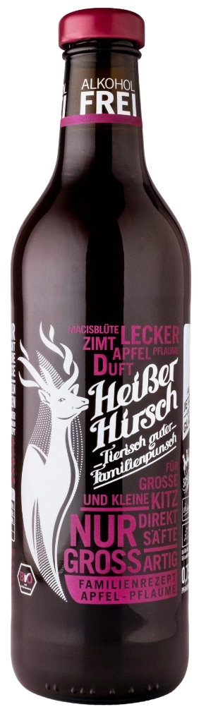 Heisser Hirsch Glühpunsch rot