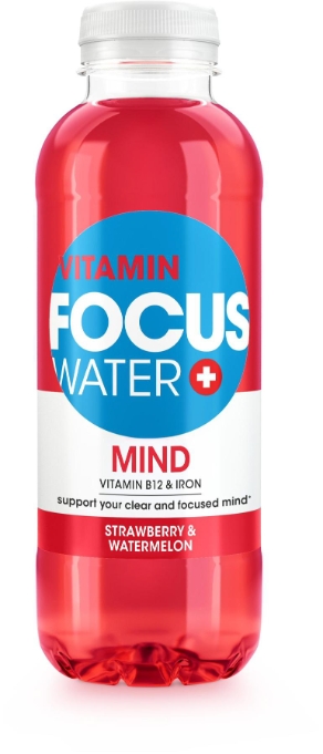Focuswater MIND Erdbeere PET 12er