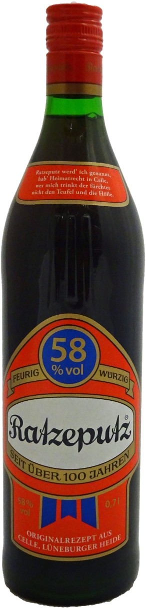 Ratzeputz Ingwer-Spirituose