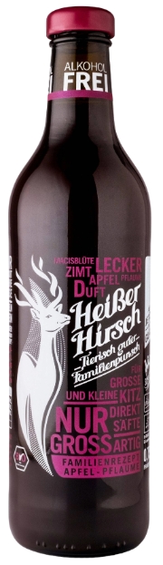 Heisser Hirsch Glühpunsch rot