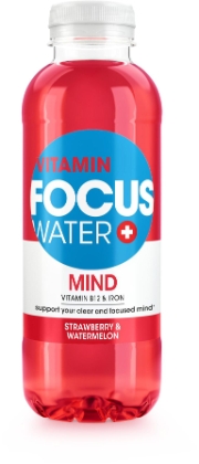 Focuswater MIND Erdbeere PET 12er