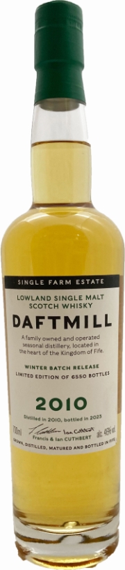 Whisky Daftmill    
